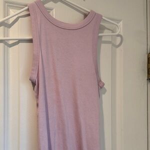 Elegant Lilac Sleeveless Tank Top